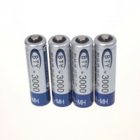 Pack pilhas recarregáveis 1.2V 3000mAh - Bateria