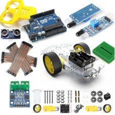 Kit Arduino  + Smart Robô 2WD + Sonar + Sensores de Obstáculos
